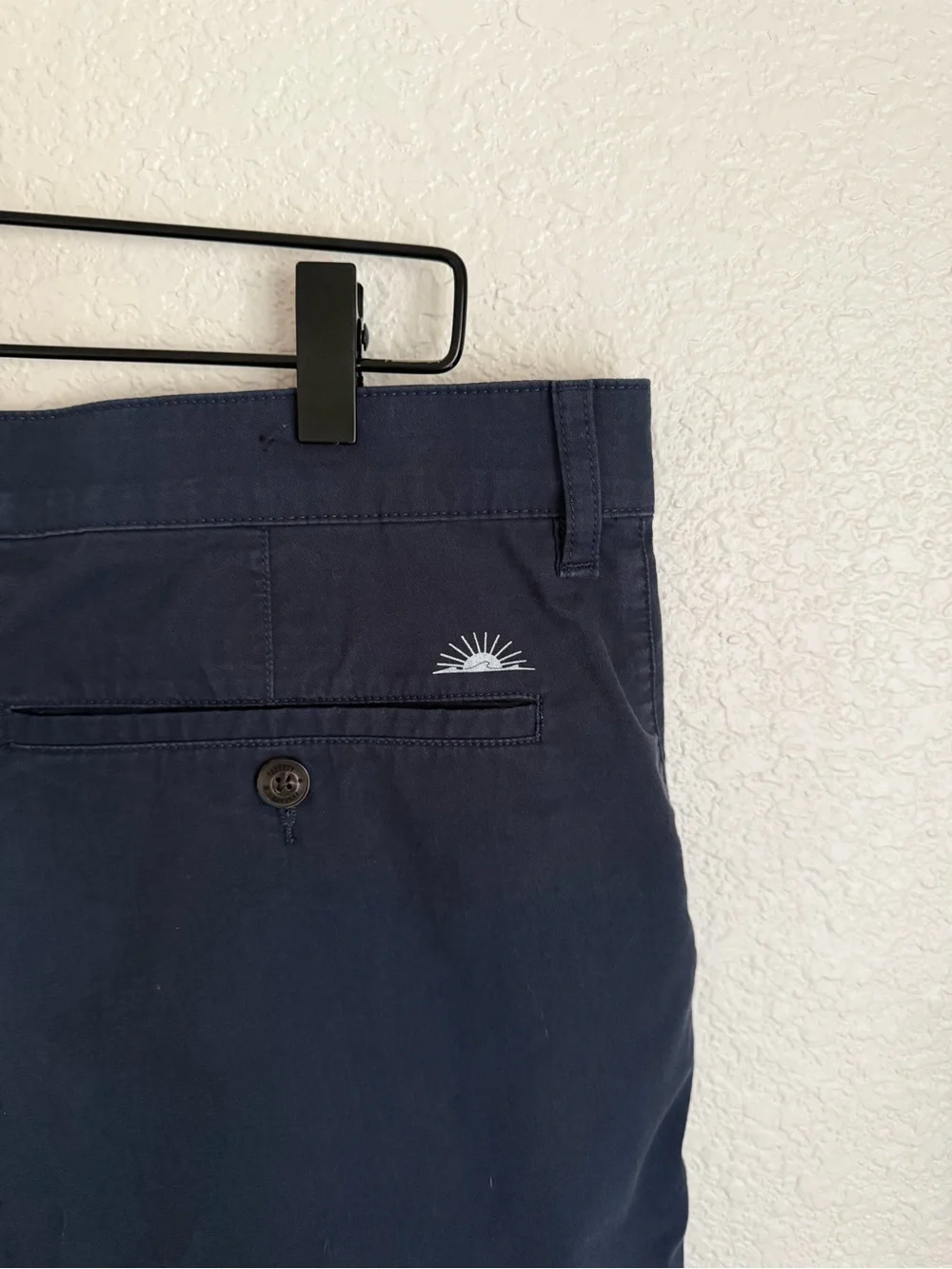 Faherty Men’s Movement 9” Chino Shorts 38 Navy Blue